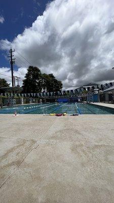 Large outdoor pool