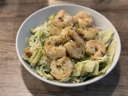 Caesar Salad with Shrimp