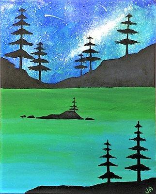 Friday October 5 Paint Night NIGHT SKY