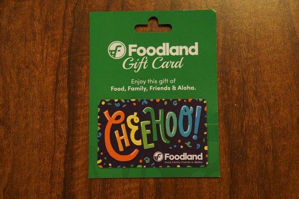 Purchased GIFT CARD "CHEEHOO! *6/11/22