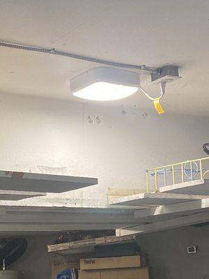 LiftMaster LED garage opener light.