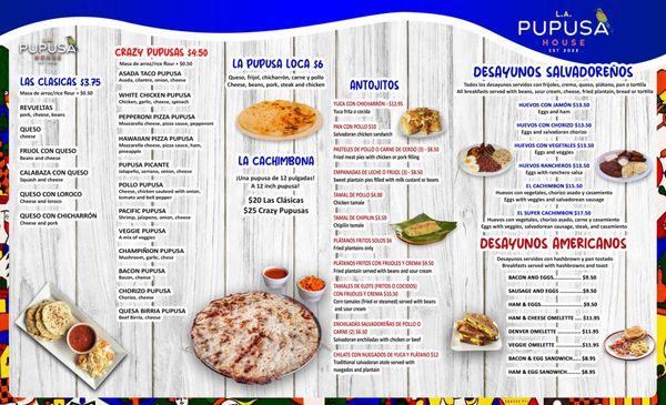 Updated Menu