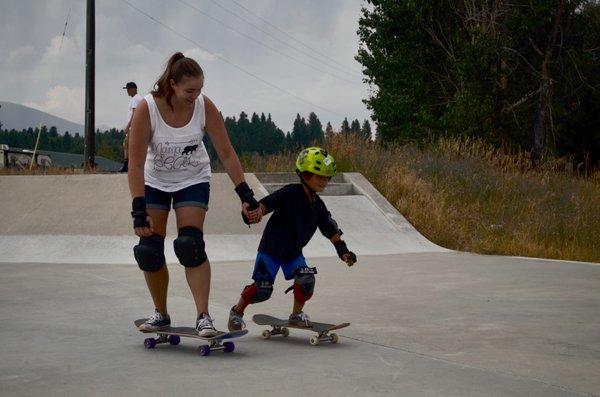 Mother son skate sessions!