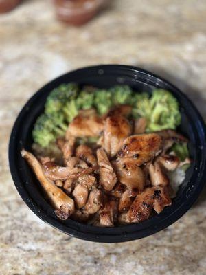 BBQ chicken bowl.