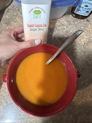 Carrot Ginger-Zing Soup