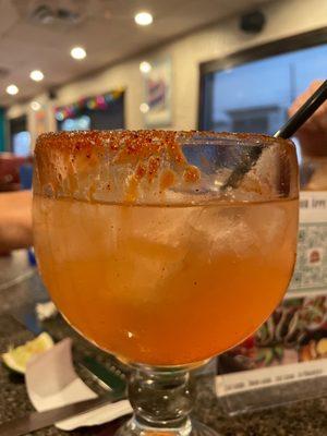 Top Self Margarita w/ Chamoy rim