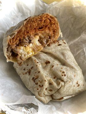 Chilaquiles burrito