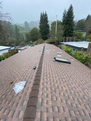 Color:Hickory
Style: GAF Reflector Series
Location: Orinda 

In progress