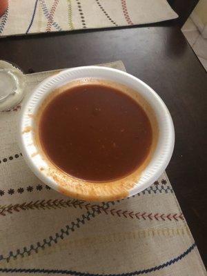 I drained over a cup of sauce from my wing containers. Excessive to say the least.