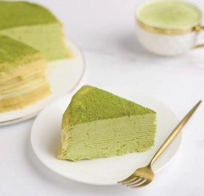 Matcha Mille Cake.