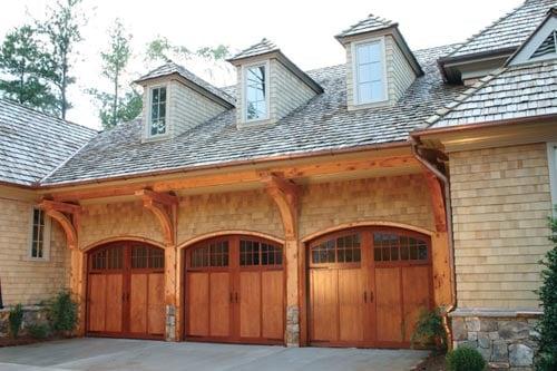 Custom Wood Garage Doors we carry and install.