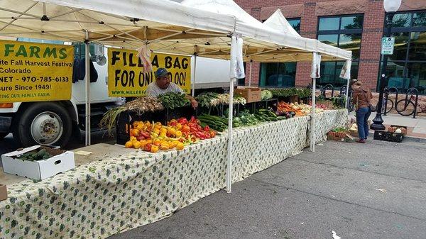 Fresh fruits and vegetables