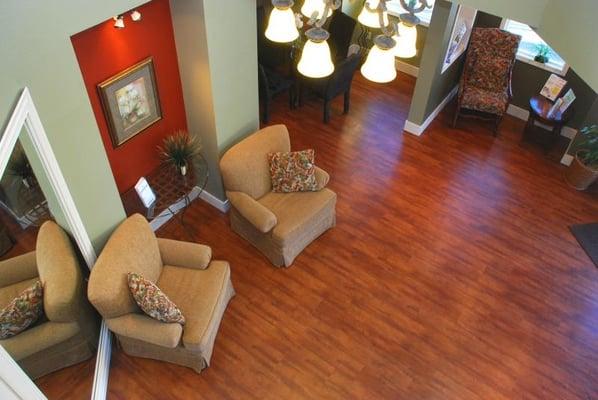 Clubhouse Lobby view from the second floor