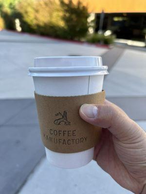 standard size for coffee (~ 12 oz cup).