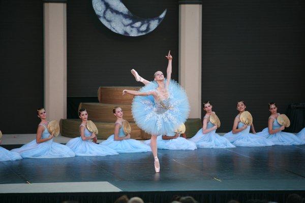 Anaheim Ballet School's Summer Intensive performance at Pearson Park Amphitheater.