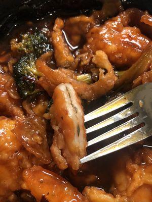 This is the Poo Poo Shrimp, "butt" on the menu it's called General Tso's Sh!t...I mean shrimp.