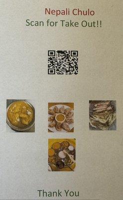 Scan for Take Out