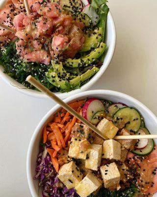 Poke bowls