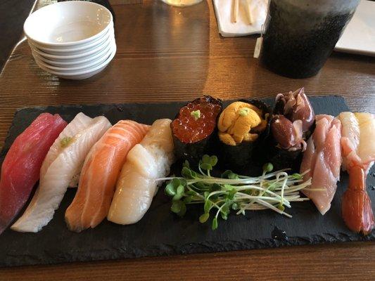 9 piece nigiri chefs choice