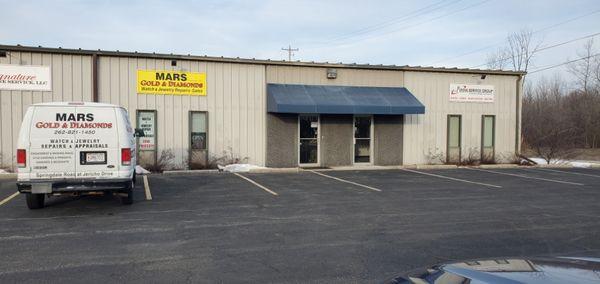 Watch for our truck that is parked to the left of our door that has Mars Gold on the door.