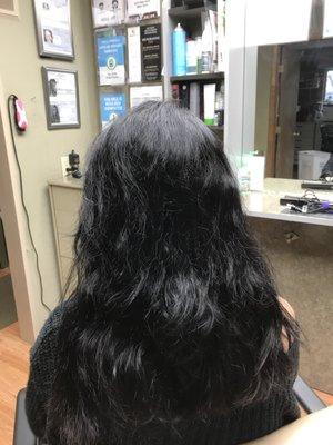 Before keratin Treatment