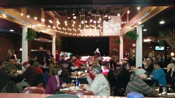 Steakhouse dining area