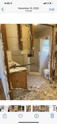 Bathroom remodel