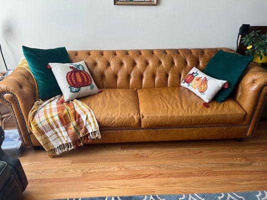 Leather Chesterfield Sofa