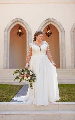 Stella York Plus Size Wedding Dress @ The Wedding Factor