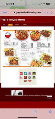 Menu and prices