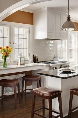 Space for cooking and entertaining in our Whitefish Bay, WI Kitchen remodel