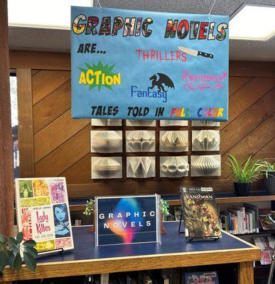 Graphic novels display