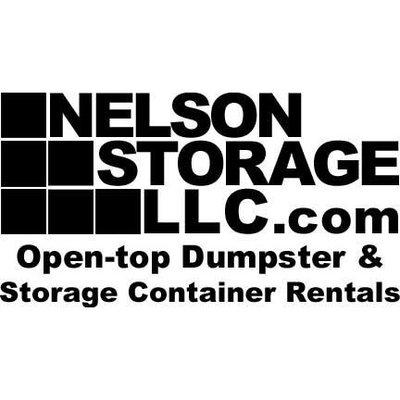 Nelson Storage Container & Dumpster Rentals logo and sign. Look for it when you're in Central Virginia!