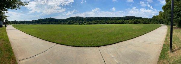 Pano photo. 1/2 mile oval.