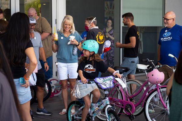 Thank you to all for coming to this year's bike build to support the Leukemia and Lymphoma Society! We are grateful to have the opportunity