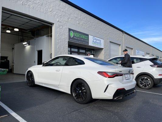 2023 BMW M440i xDrive Coupe, protected by Adrian and Northwest Protective Films.