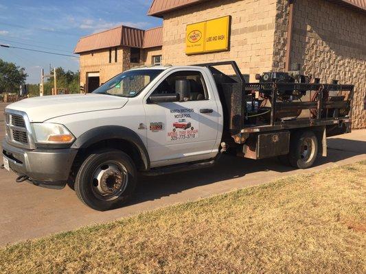 Mobile tire repair service truck #1