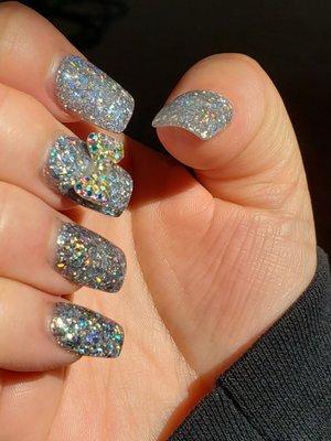 In Love with Nails Luxury Gray multi colors