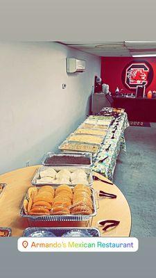 Taco bar catering