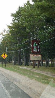 Redwood Motor Inn Lodge is attached to the Redwood Steakhouse