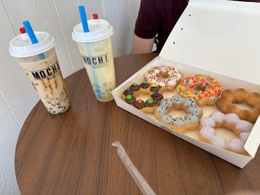 Mochi Donuts And Boba Tea