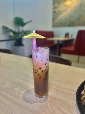 Thai Boba Iced Tea ($5.25)