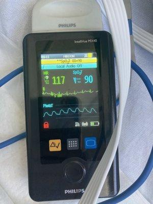 Walked the hallway without oxygen and kept a stable oxygen level above 88- the exit test for discharge to home without oxygen.