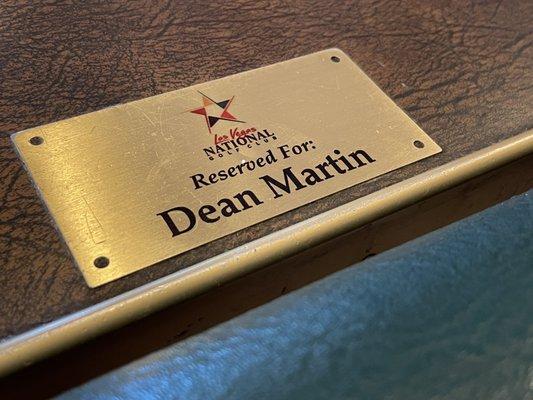 Reserved for Dean