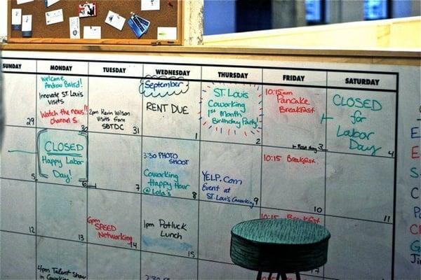 Calendar of Events