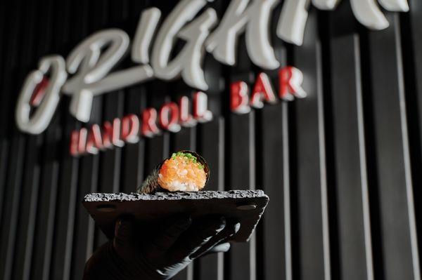 Classic Salmon Handroll