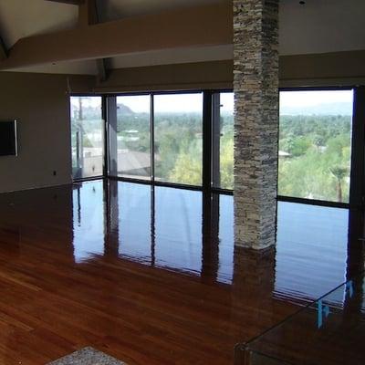 Wood Floor Screened and Recoated