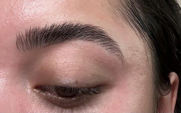 Eyebrow threading