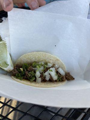 Small Steak Taco