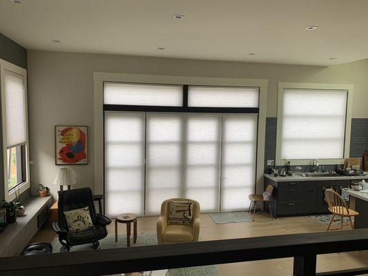 Hunter Douglas Duettes with Powerview Motorization